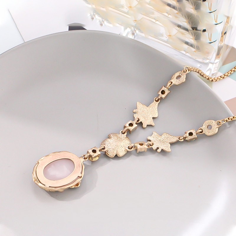 Enamel Butterfly and Floral Necklace – Artistic Monet-Inspired Design with Enamel and Crystal Accents