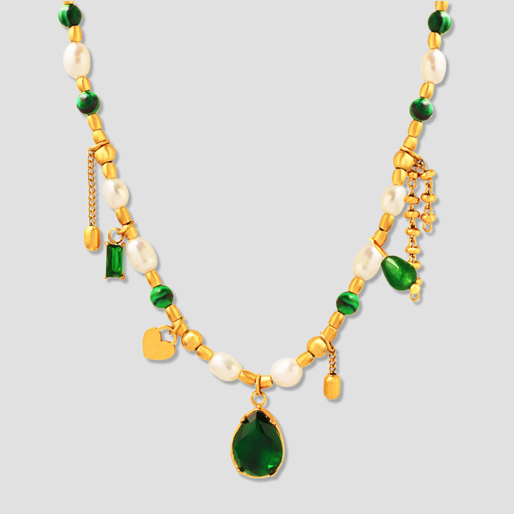 Emerald Thread of Resolve Necklace