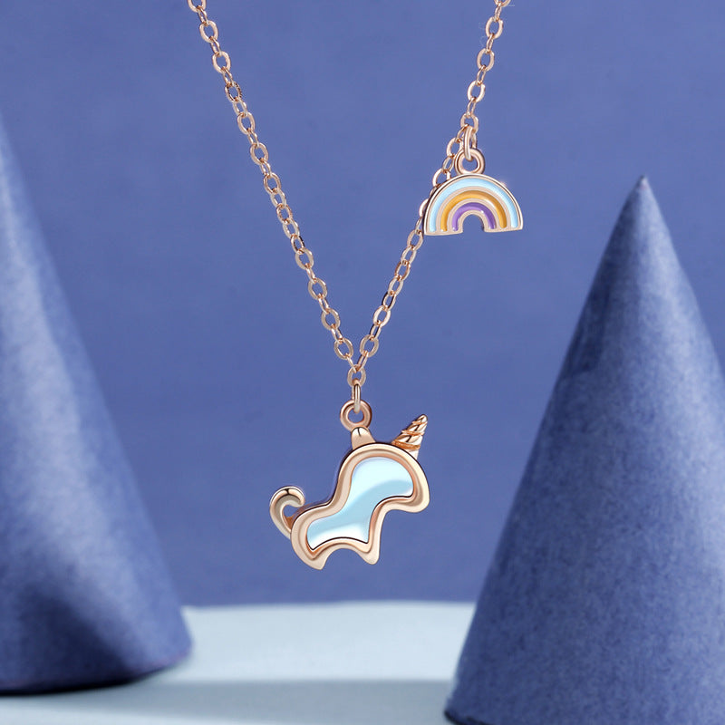 Galloping Pride Unicorn Necklace