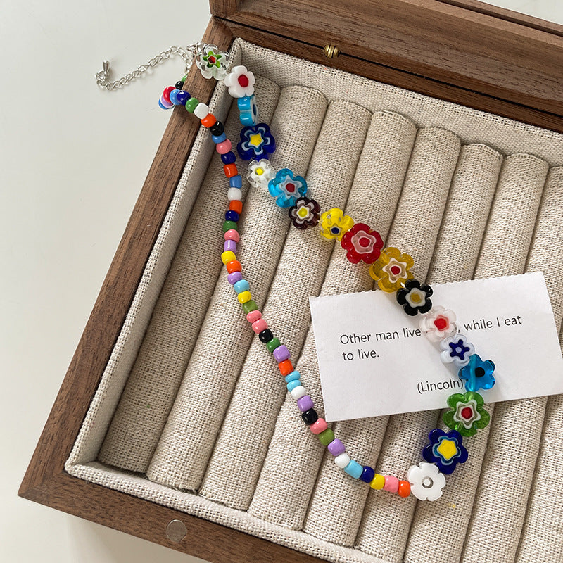 “Bloom of Pride” Beaded Bracelet