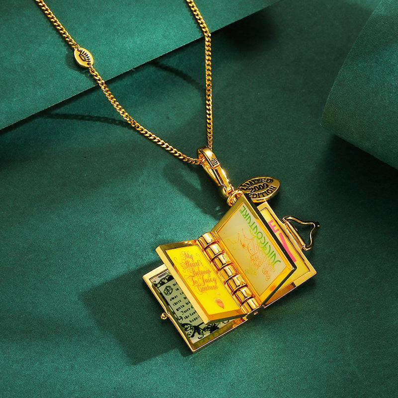 Opening the First Chapter” Beginnings Necklace