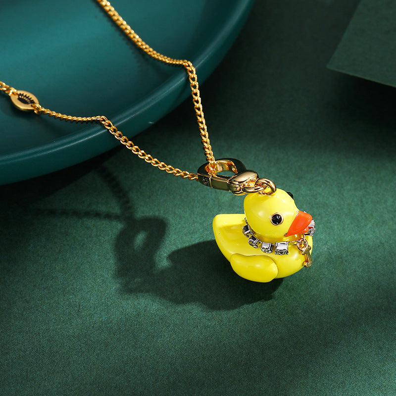 “First Solo Splash” Beginnings Rubber Duck Necklace