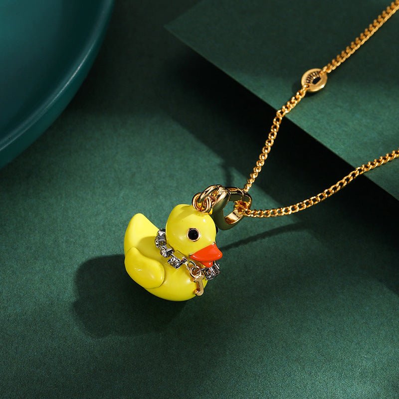 “First Solo Splash” Beginnings Rubber Duck Necklace