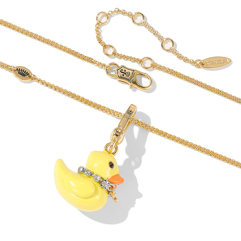 “First Solo Splash” Beginnings Rubber Duck Necklace