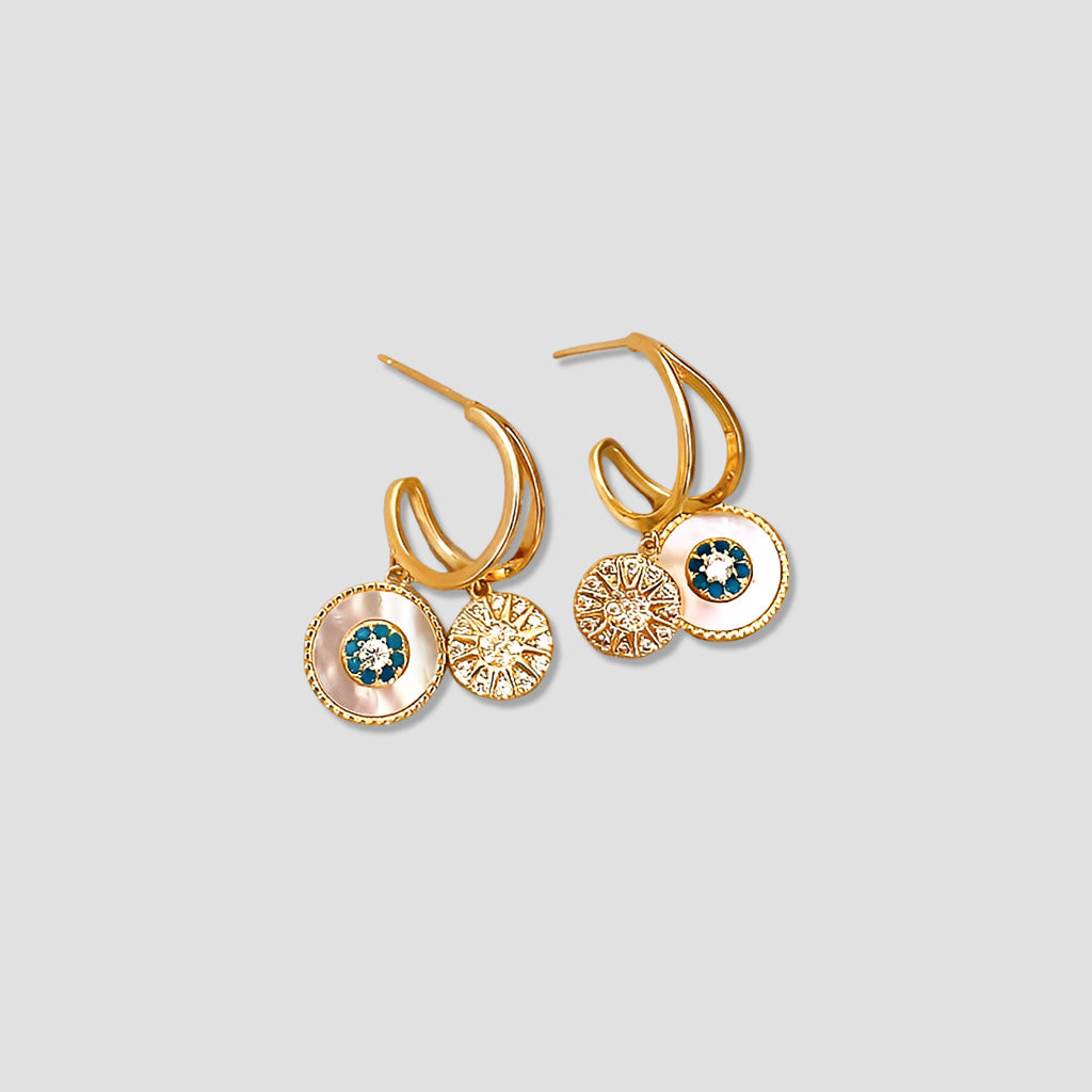 Elegant Rhinestone Star Stacking Earrings – A Touch of Glamour and Shine