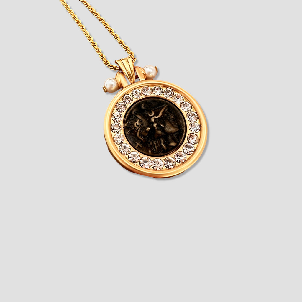 Goddess of Wisdom Pendant – A Timeless Symbol of Protection and Divine Insight