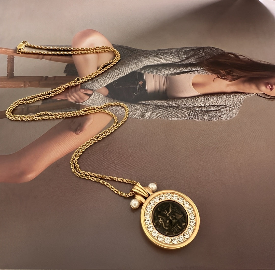 Goddess of Wisdom Pendant – A Timeless Symbol of Protection and Divine Insight