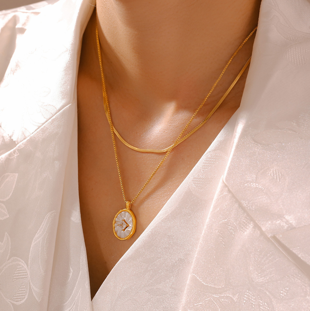 Star Within Pendant Necklaces