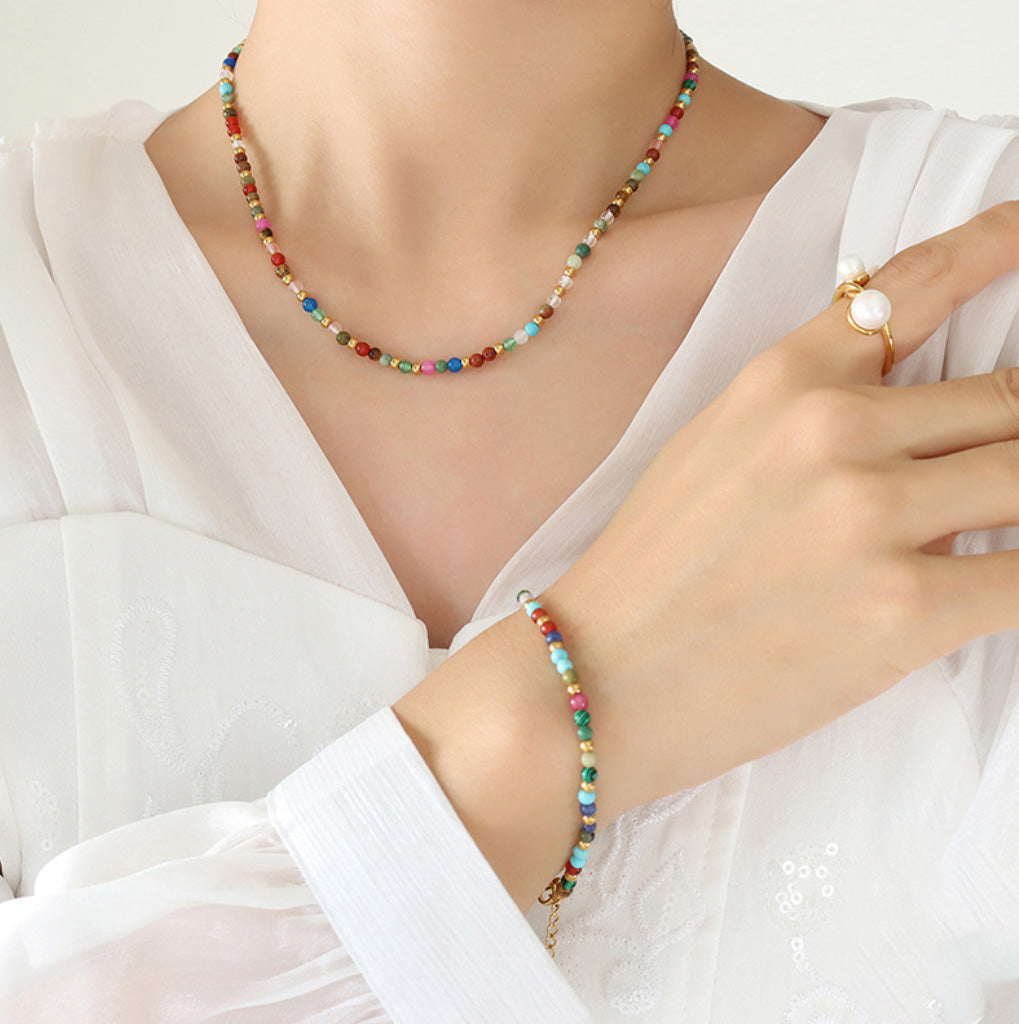 Radiance in Color – Pride Beaded Necklace