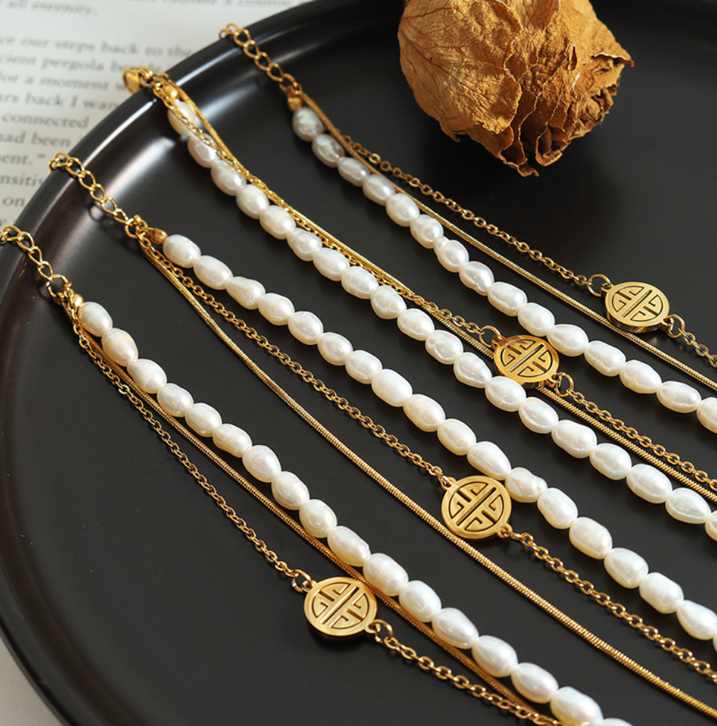 Radiant Harmony Pearl Bracelet