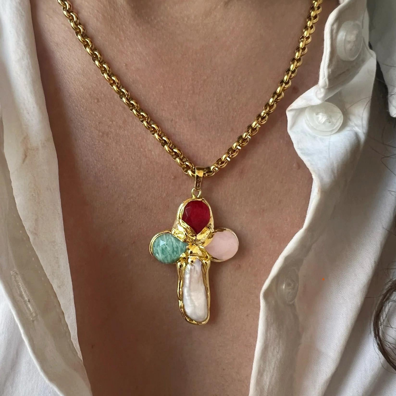 Resilience Cross Pendant