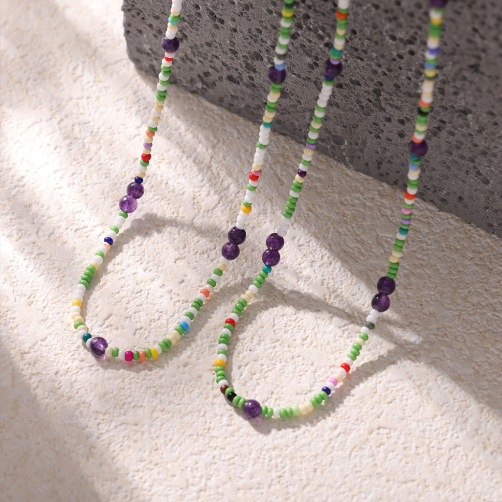 Bright Threads – Pride-Inspired Beaded Necklace