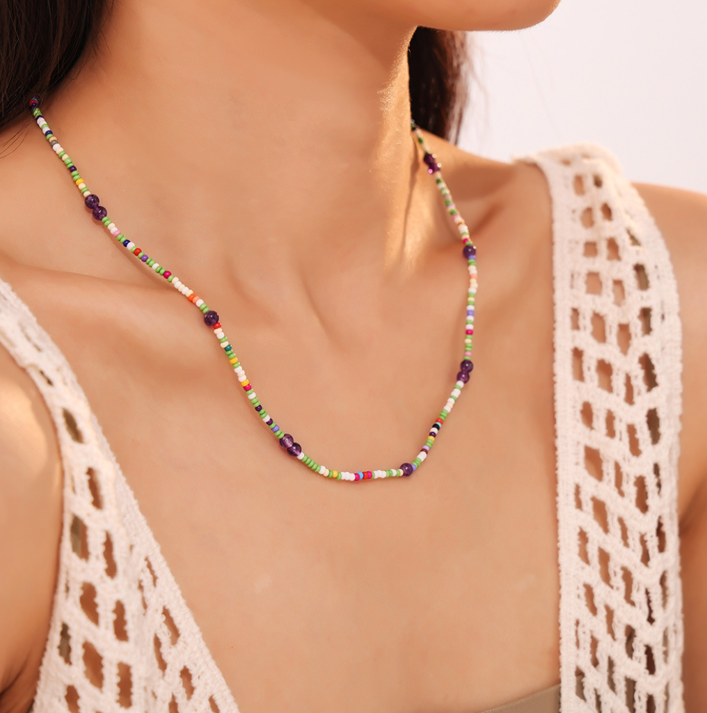 Bright Threads – Pride-Inspired Beaded Necklace