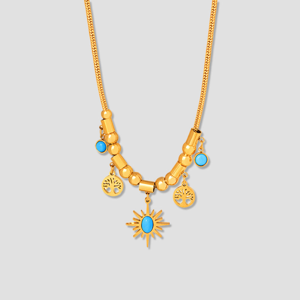 Sunrise Hope Gold Necklace