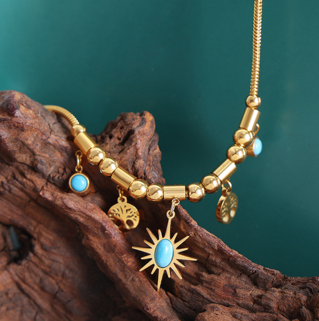 Sunrise Hope Gold Necklace