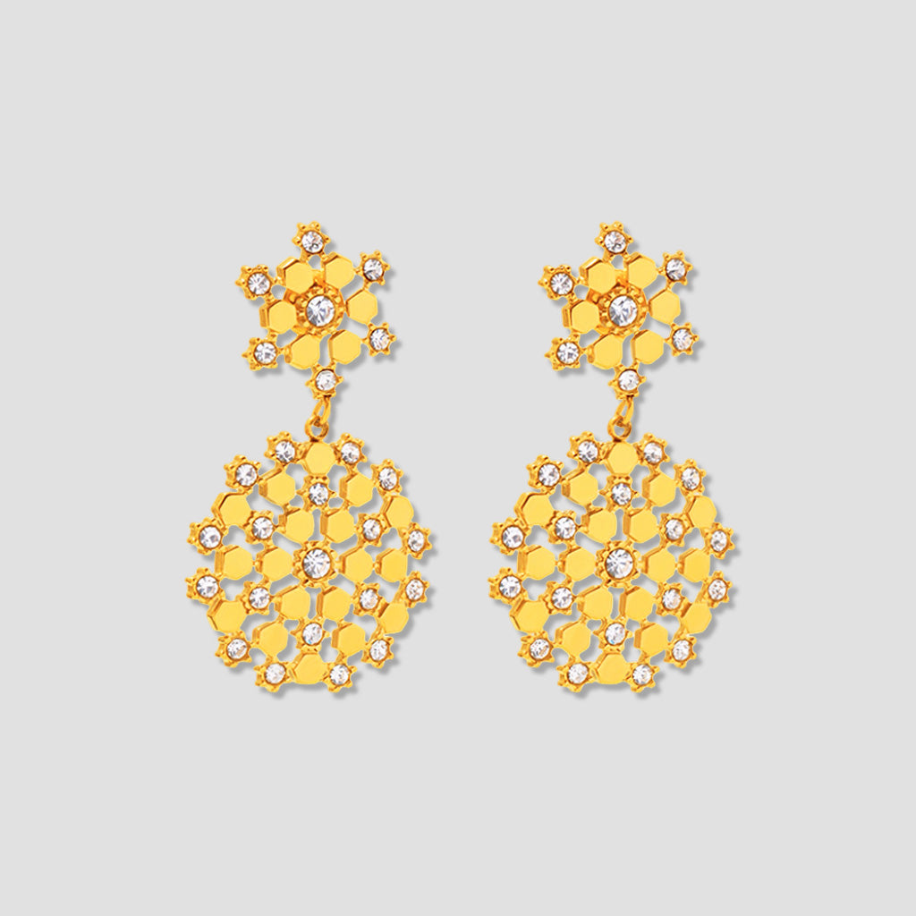 Radiant Pride Drop Earrings