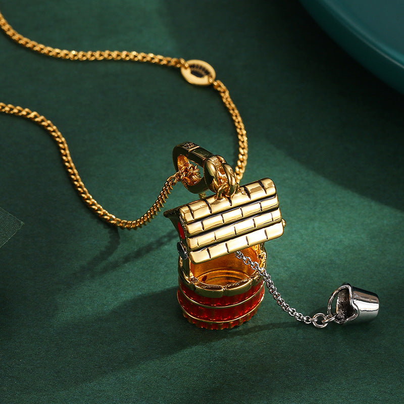 Whispered Wishes Wishing Well Pendant