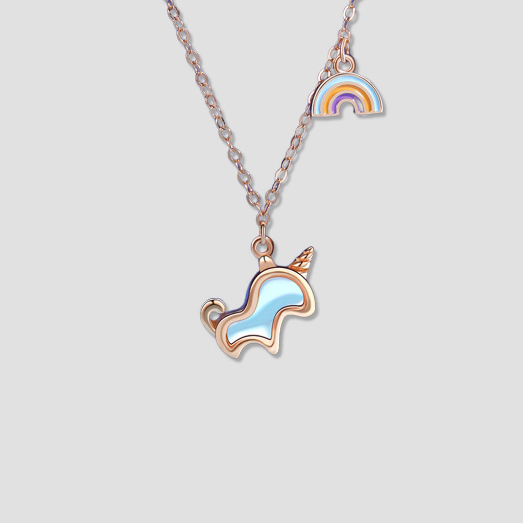 Galloping Pride Unicorn Necklace