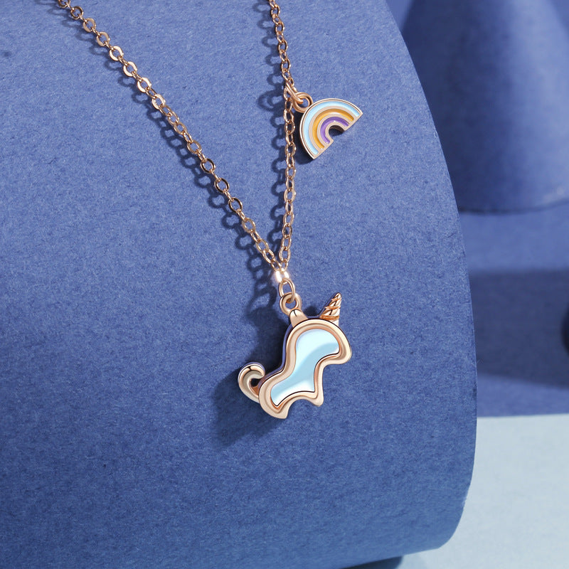 Galloping Pride Unicorn Necklace