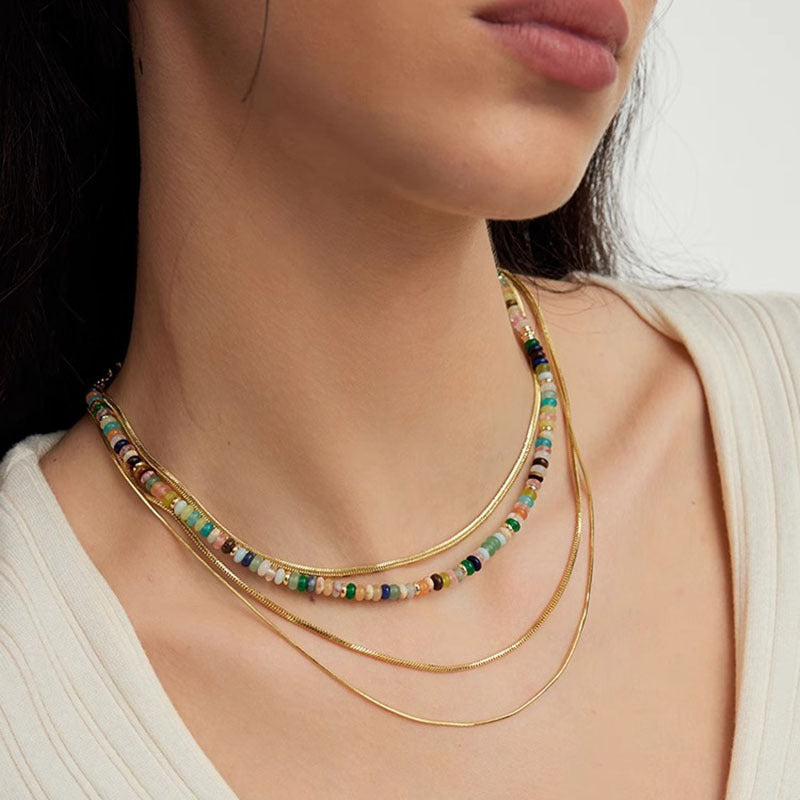 Threads of Pride Beaded Choker