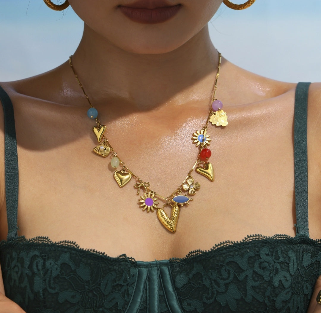 Sunlit Blooms of Pride Necklace