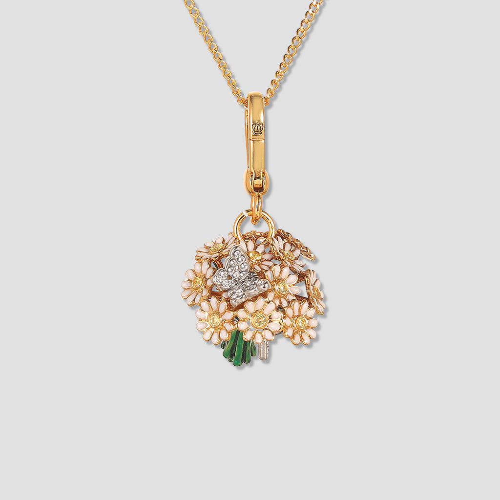 Everyday Miracle Butterfly and Daisy Bouquet Necklace