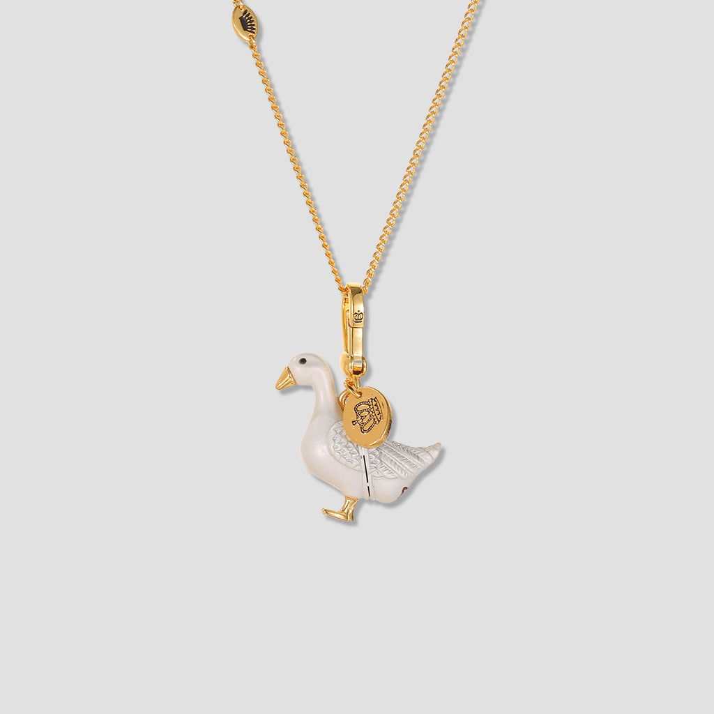 Golden Egg Swan Necklace from the Journey Collection
