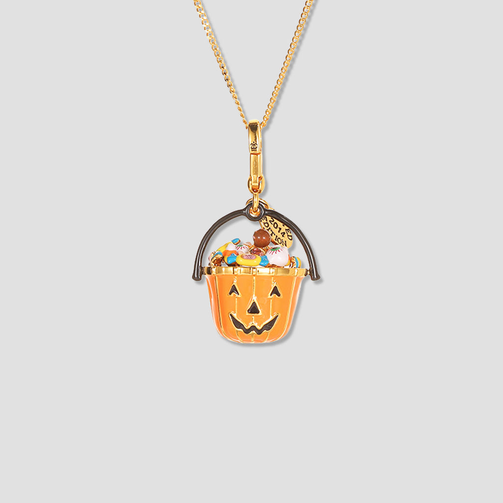 Pumpkin Candy Charm Necklace